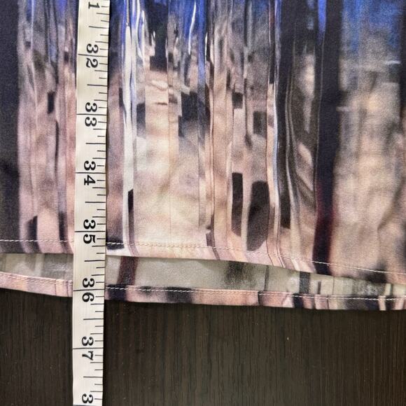 Zero + Maria Cornejo Dress Womens 4 Sheath Sleeveless Silk Abstract Modern Artsy - Picture 10 of 11